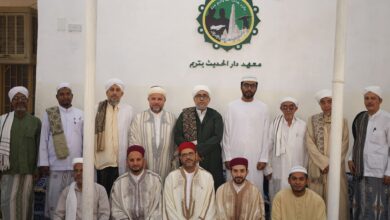 زِيَارَةُ الْوَفْدِ التُّونِسِيِّ لِمَعْهَدِ دَارِ الْحَدِيثِ بِتَرِيمَ