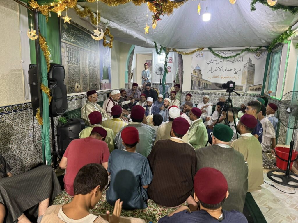 احتفالًا بالمولد النبوي الشريف بالفرع الزيتوني بحمام الأغزاز